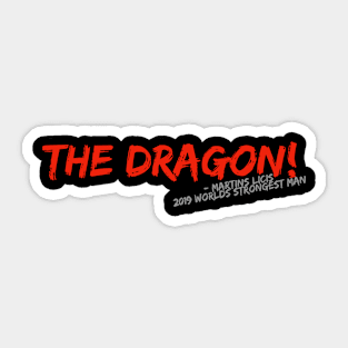 Martins Licis "The Dragon" Sticker